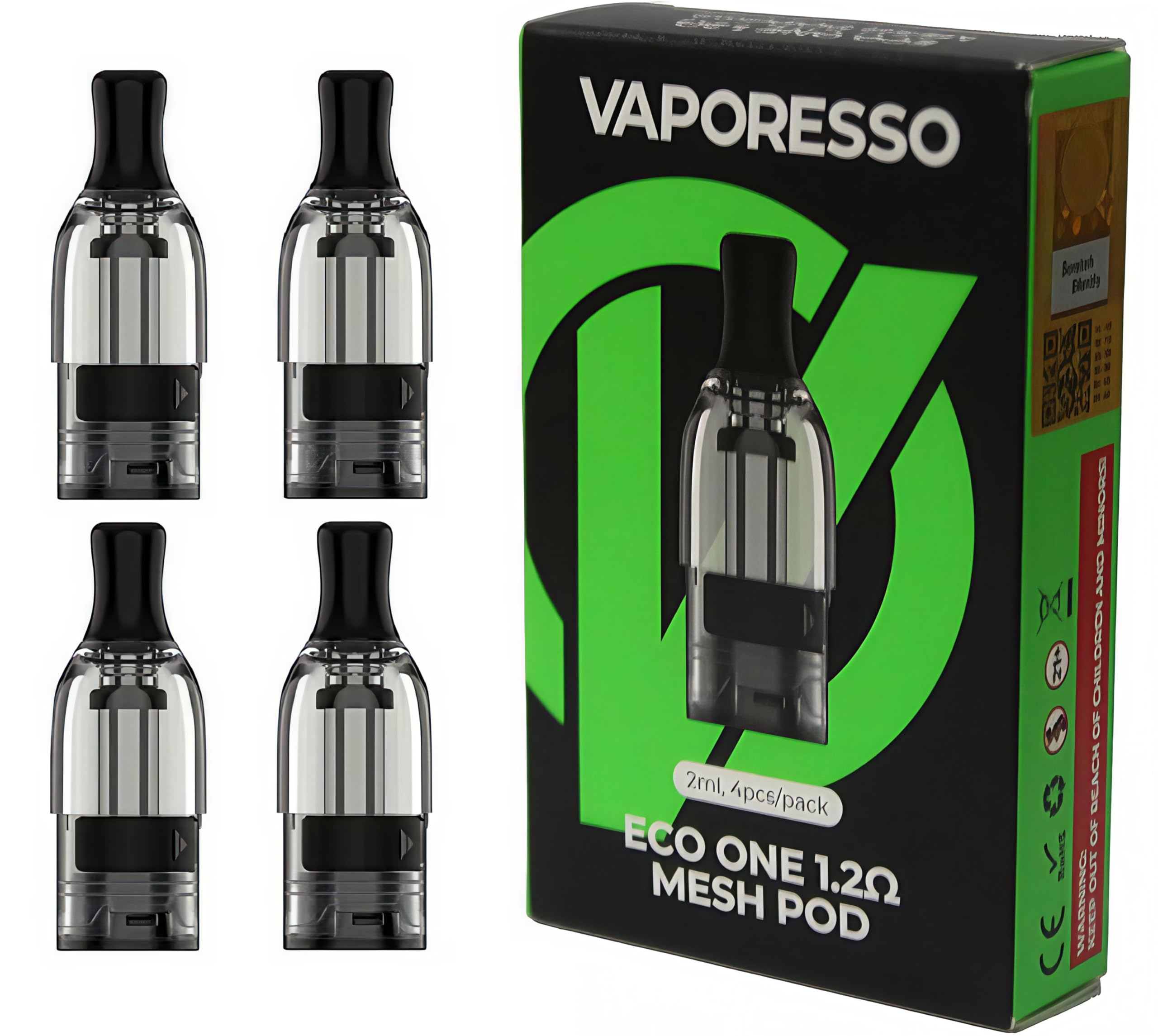geekvape aegis solo 3 istruzioni Vaporesso ECO ONE Resistenza 1,2ohm, Mesh, 2ml PODs, Ricaricabile, Bocchino  in Silicone, Compatibile con Eco One Kit, Confezione da 4, Resistenza  Vaporesso, Senza Nicotina : Amazon.it: Elettronica