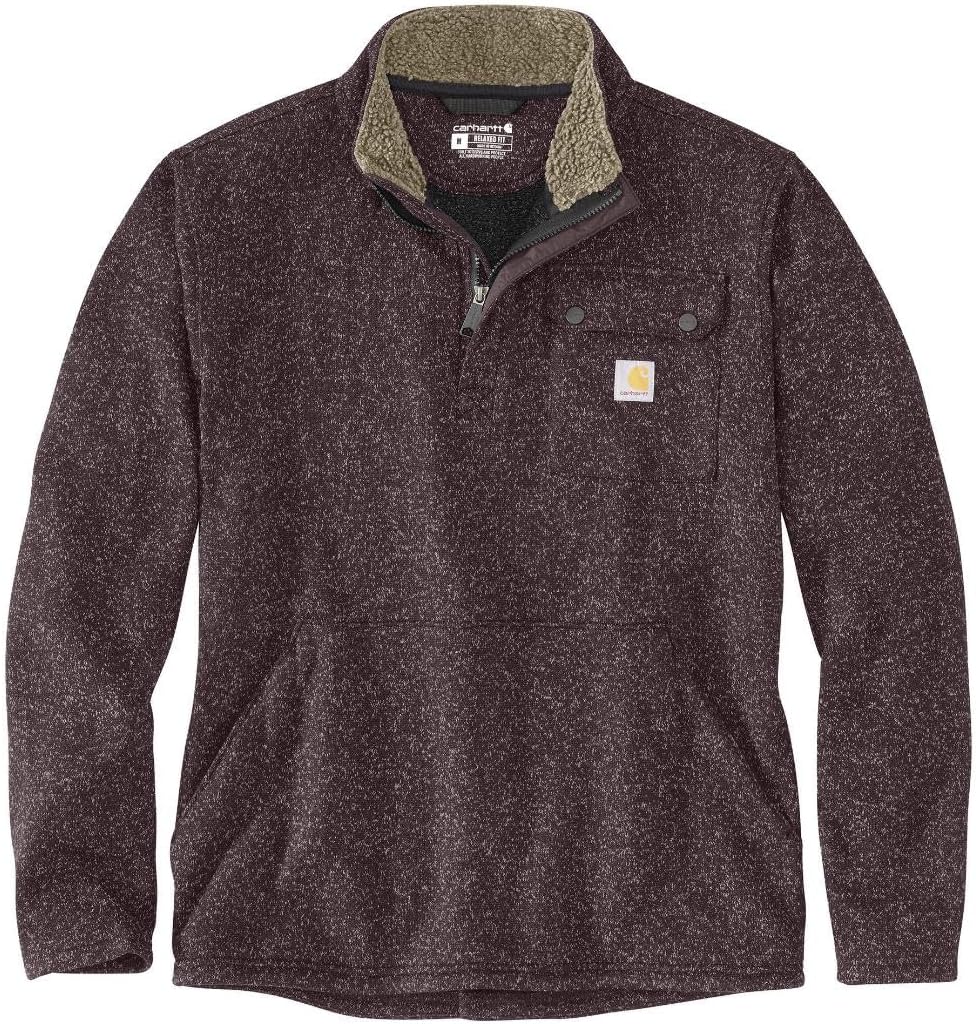Carhartt Men's Relaxed Fit Midweight Quarter-Zip Pocket Sweater Fleece