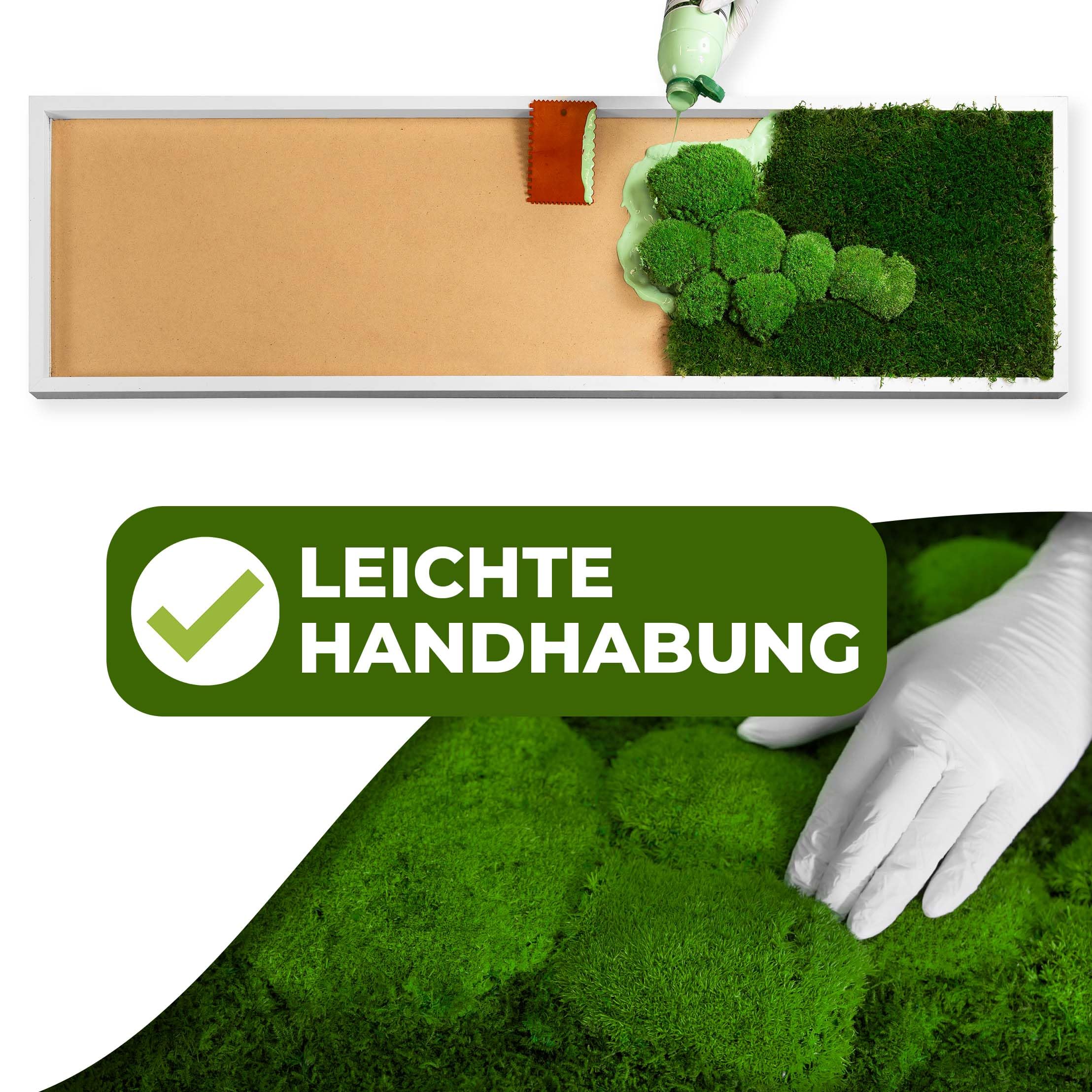 Kit de peinture à coller soi-même - Cadre en bois (blanc, 35 x 35 cm)