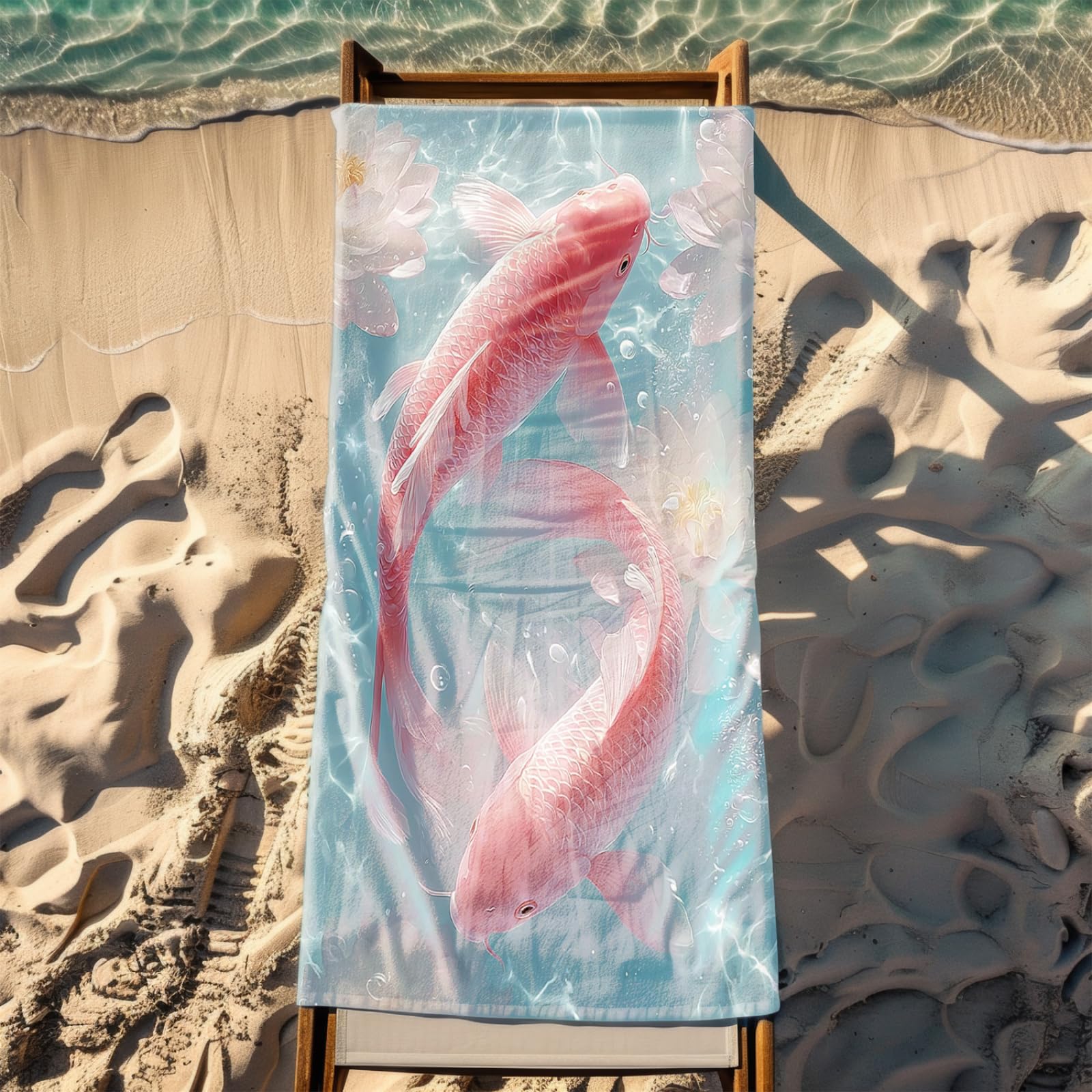 Genérico Toalla Playa 180X100 Carpa Rosa