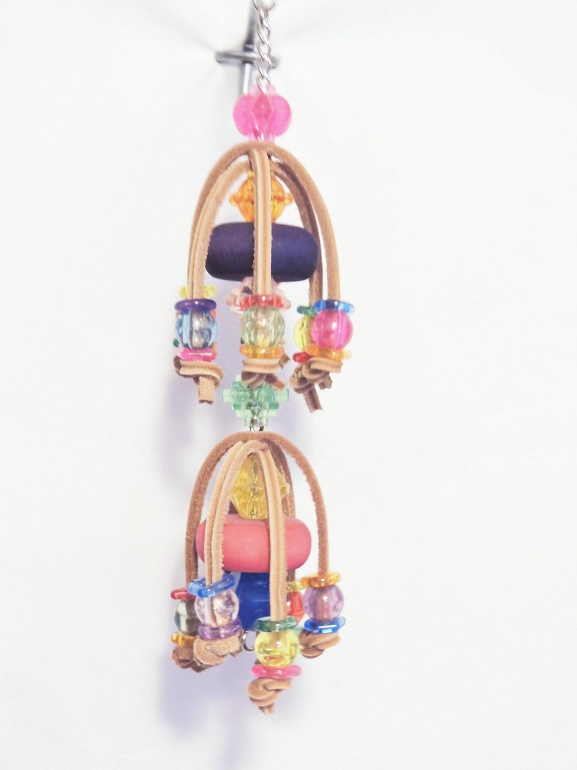 Leather Glider Bird Toy Parrots Transparent Tiels Grays