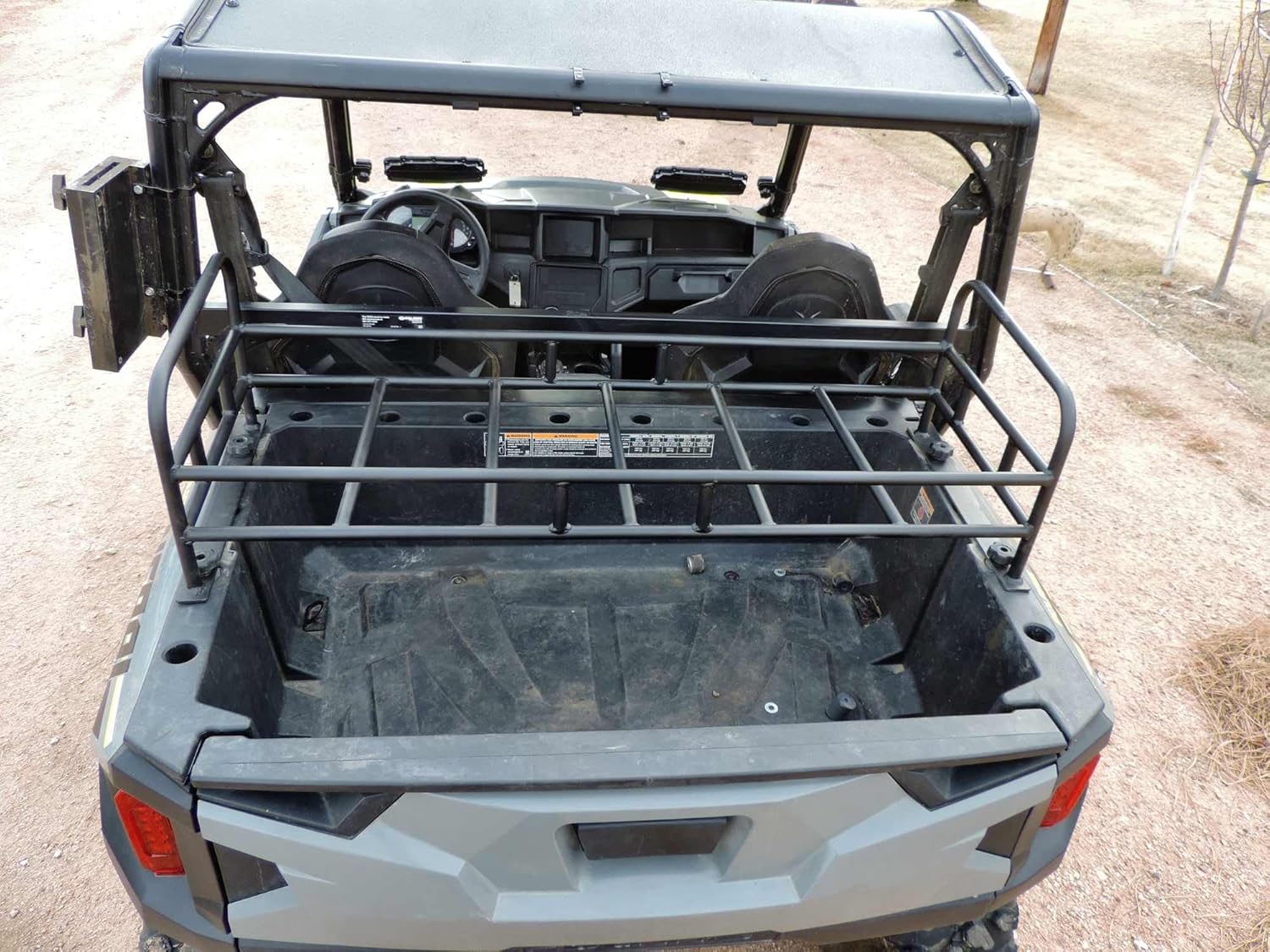 Polaris General Rear Cargo Rack G-2000 Patent Pending Steel Powder Coated Made in USA Patent Pending