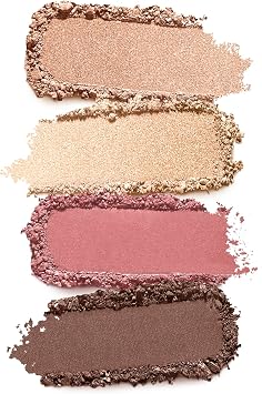 KIKO Milano Bright Quartet Eyeshadow Palette 02 | Palette With Four Baked Eyeshadows For Wet And Dry Use