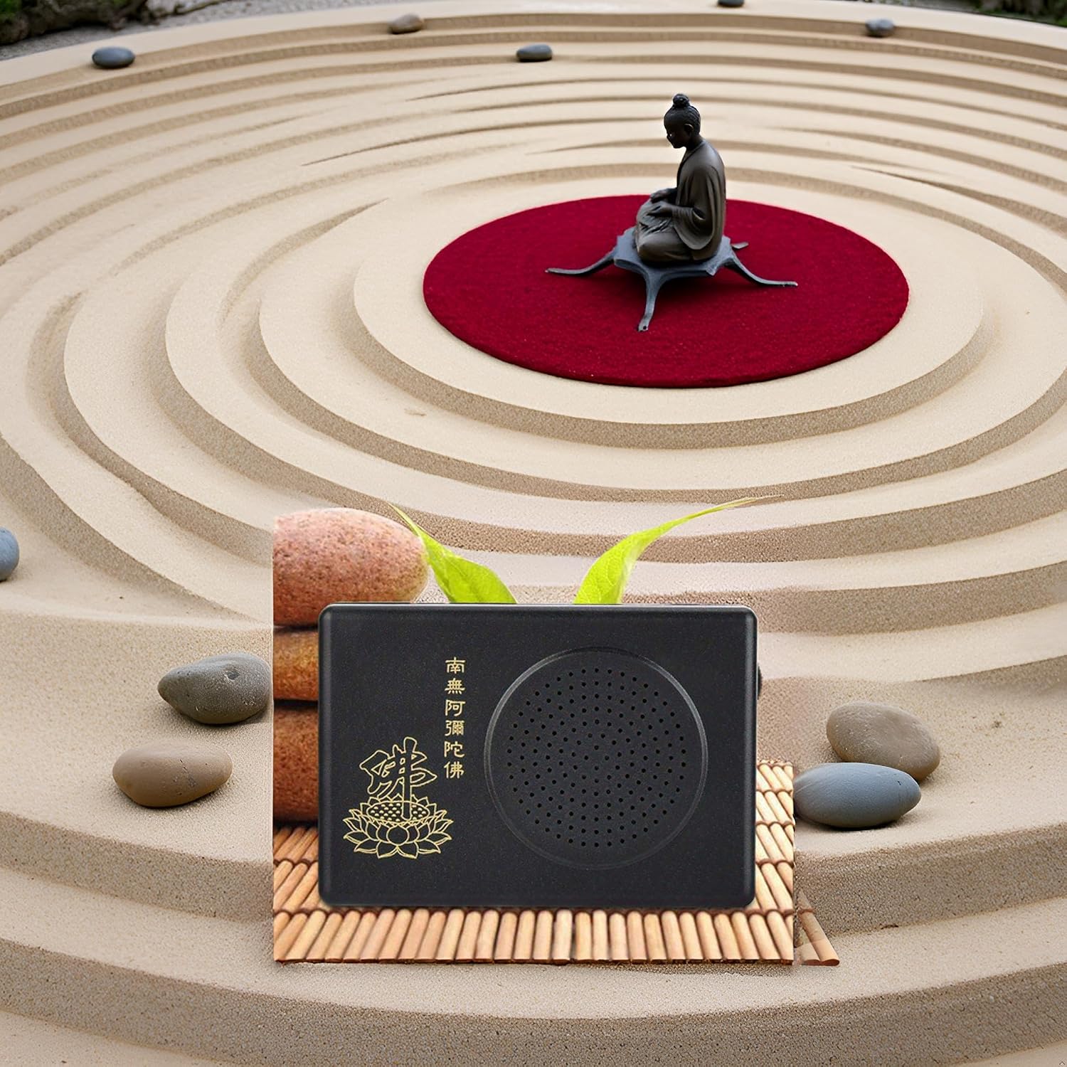 Buddha Praying Machine, Electronic Buddhist Chanting Player Automatic Buddha Praying Player Buddha Machine Chanting (Without Battery
