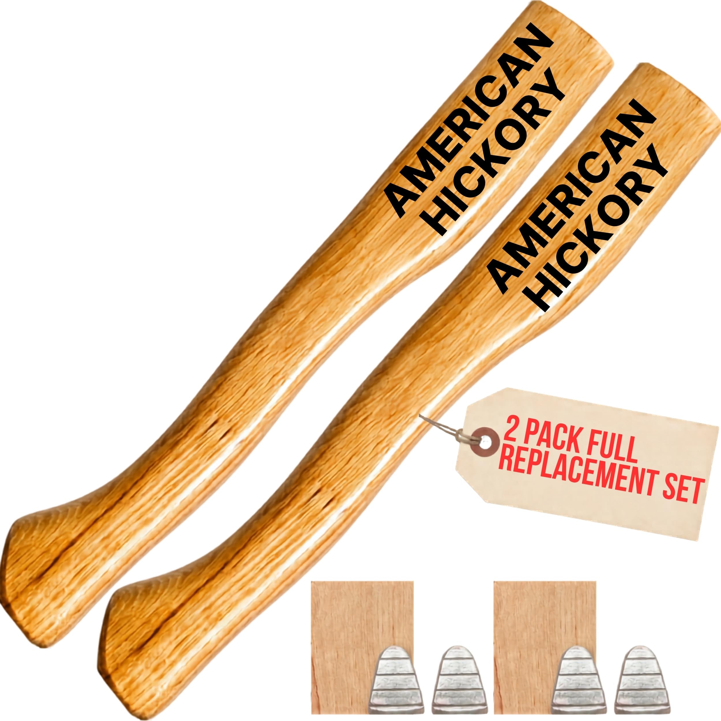 acha Amazon.com: 2 Pack American Hickory Axe Handle Replacement for 14