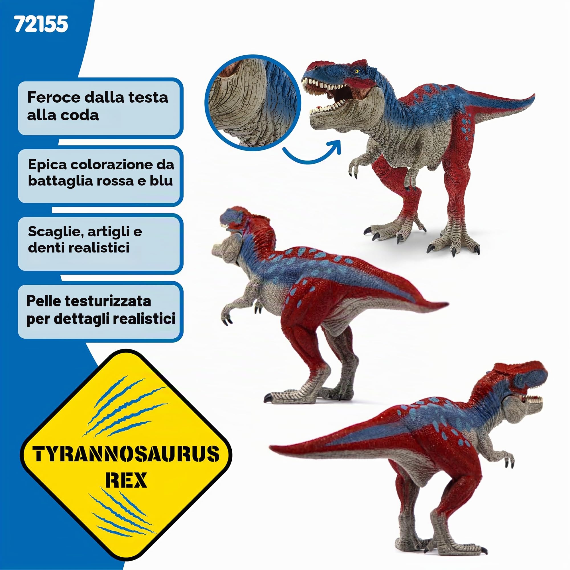 SCHLEICH T-Rex, Multicolore (72155)