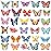 Labeol Diamond Art Kits for Kids Boys and Girls Ages 6-8-10-12 Easy to DIY Creative Diamond Art Sticker Craft by Numbers Kits for Kids and Adult Beginners (Butterfly)