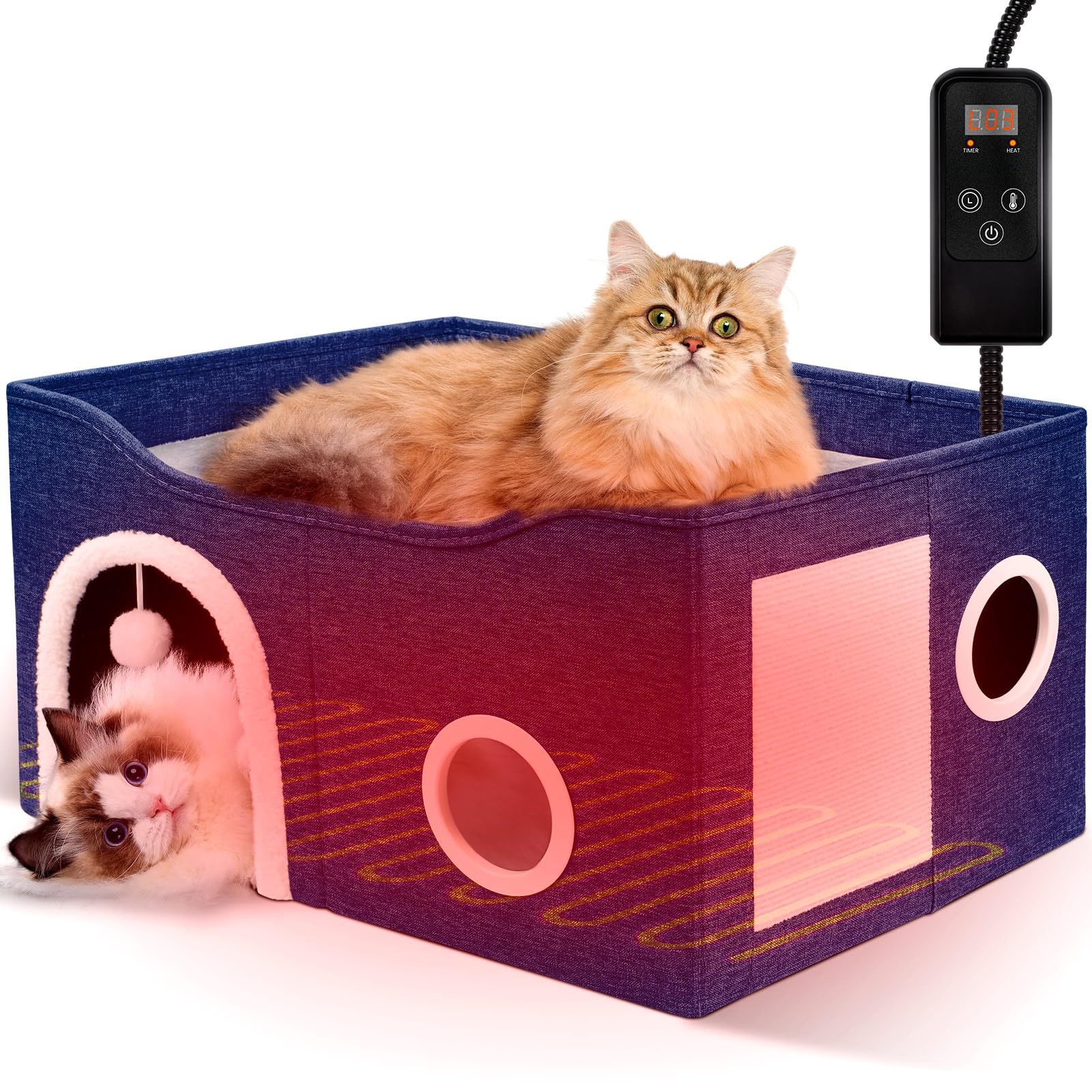 Heeyoo Heated Cat House