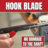 Vista 3 de Brampton Ultimate Grip Kit para regripping de palos de golf, 30 tiras de cinta de agarre de golf de 2 x 10 pulgadas, cuchillo de gancho, abrazadera