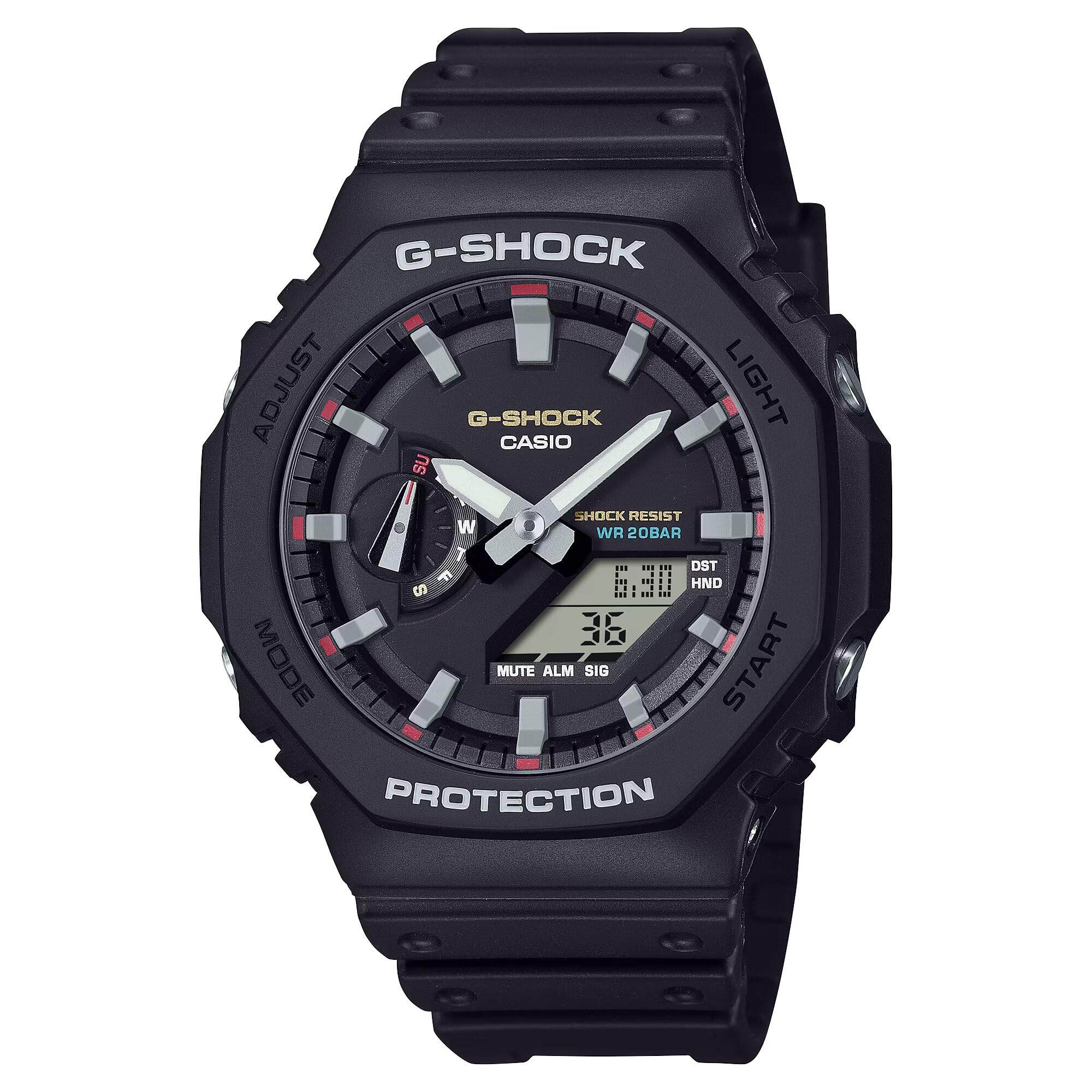 Casio GA-2100RL-1ADR Kol Saati, G-Shock, Analog/Digital,…