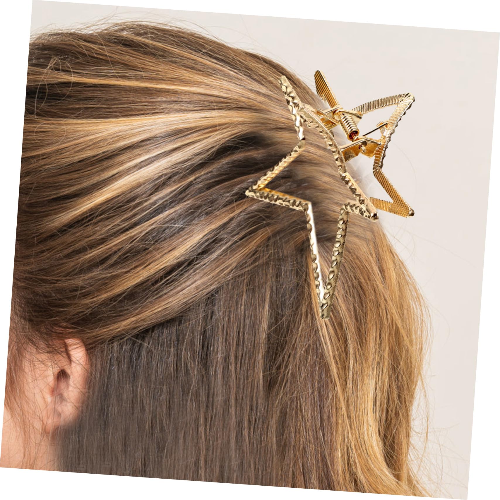 Amazon | MERRYHAPY 星型ヘアクリップ 小型金属製 ヘアアクセサリー