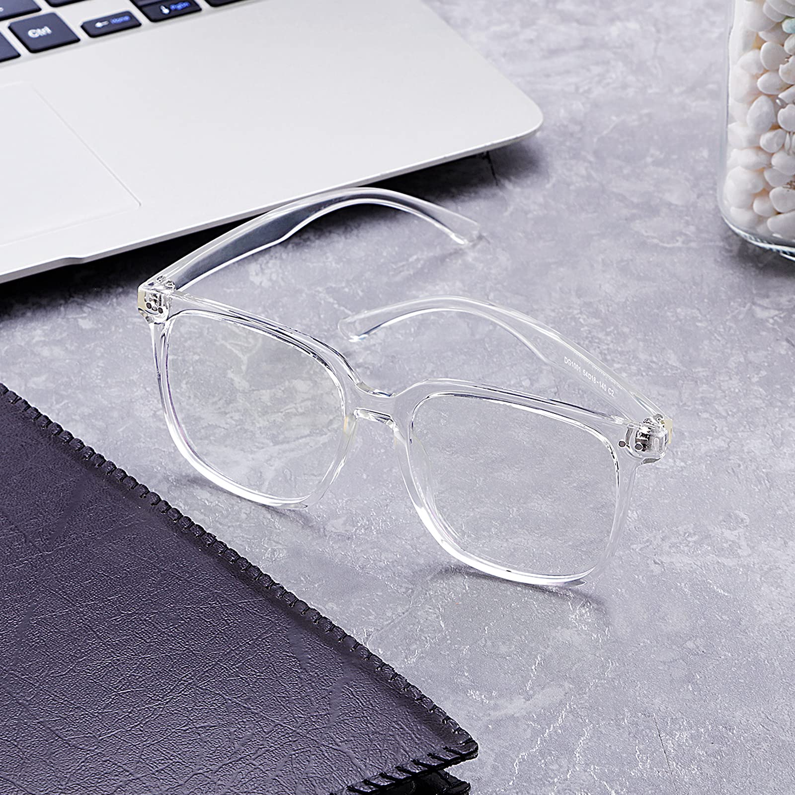 Blaulicht-Brille für Damen und Herren, blendfrei, übergroße Computerbrille