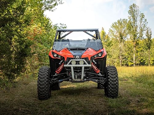 Miniatura 3 de SuperATV - Kit de elevación resistente de 6 pulgadas para Can-Am Maverick StandardX MRX RSX RS-DPSMAX estándar (ver ajuste)  Negro - Kit completo