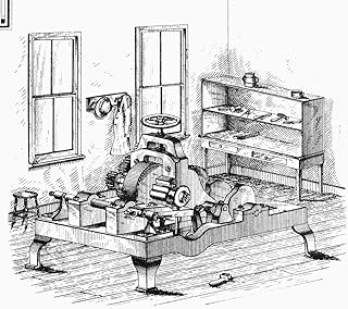 Screw-Making Machine Nmachine For Nicking Heads American 1850 Poster Print by (18 x 24)