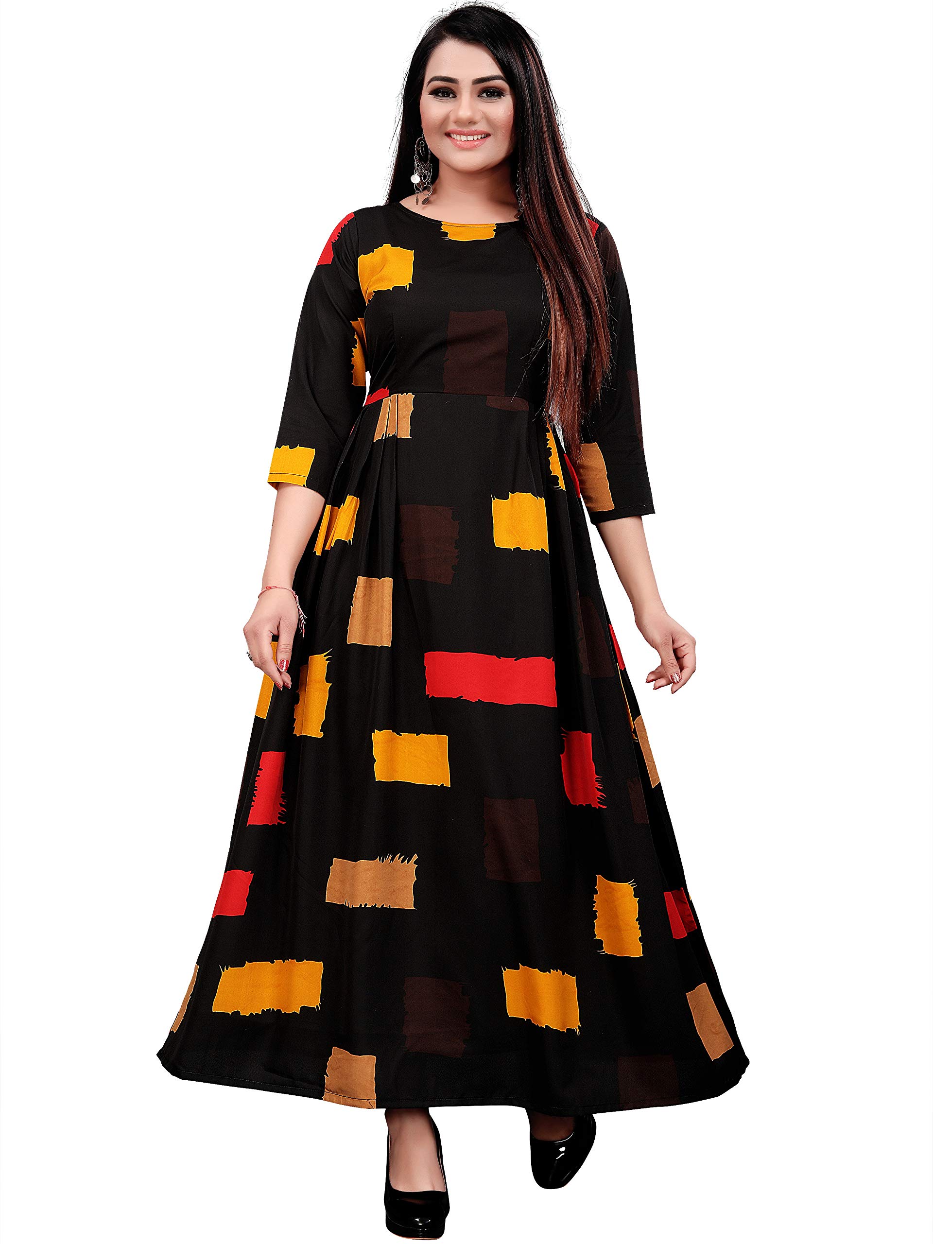 aa creation Women Maxi Flared Gown-picture-51