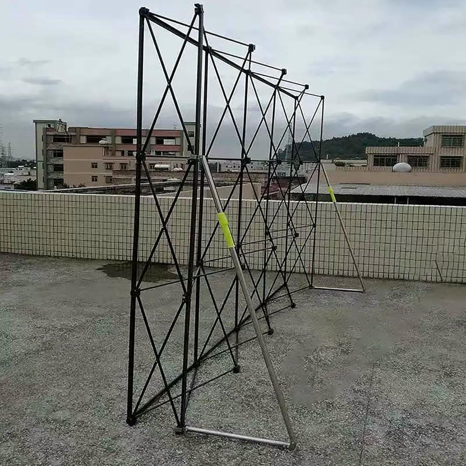 Support de toile de fond pop-up pliable pour stand d'exposition et affiche de salon