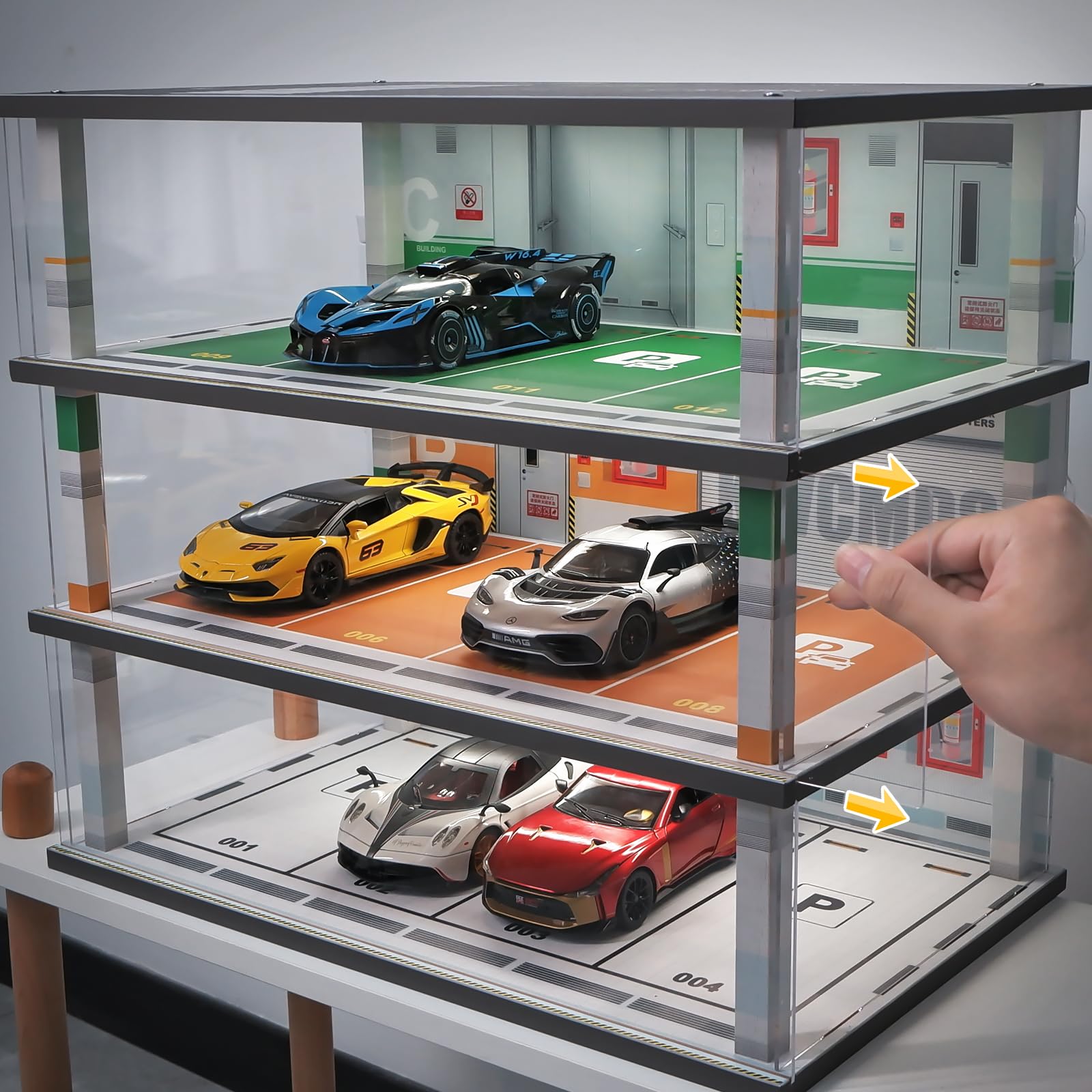 kivcmds 1:24 Scale Model Car Display Case for Lego Speed Champions