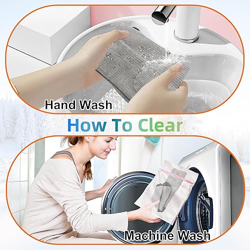 Miniatura 6 de Calcetines calefactables recargables con batería eléctrica para hombres y mujeres con 3 niveles de calefacción ajustables para esquí, equitación,