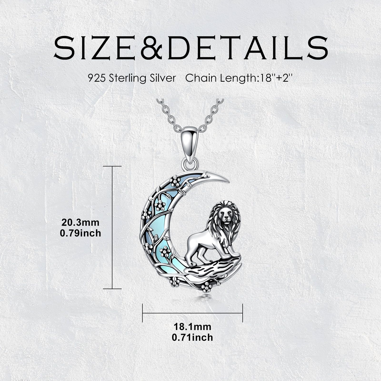 Faultier Wolf Halskette 925er Sterlingsilber Faultier Anhänger Halskette Wolf Schmuck Geschenke für Frauen