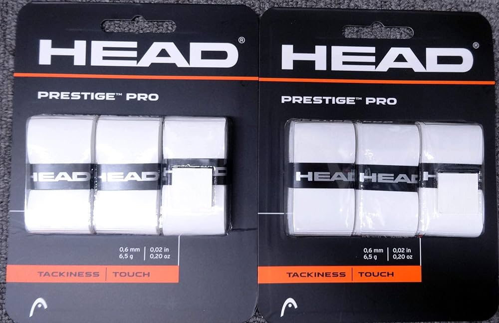 HEAD Prestage pro 3本 ヘッド HEAD オーバーグリップ プレステージ・プロ（3本入