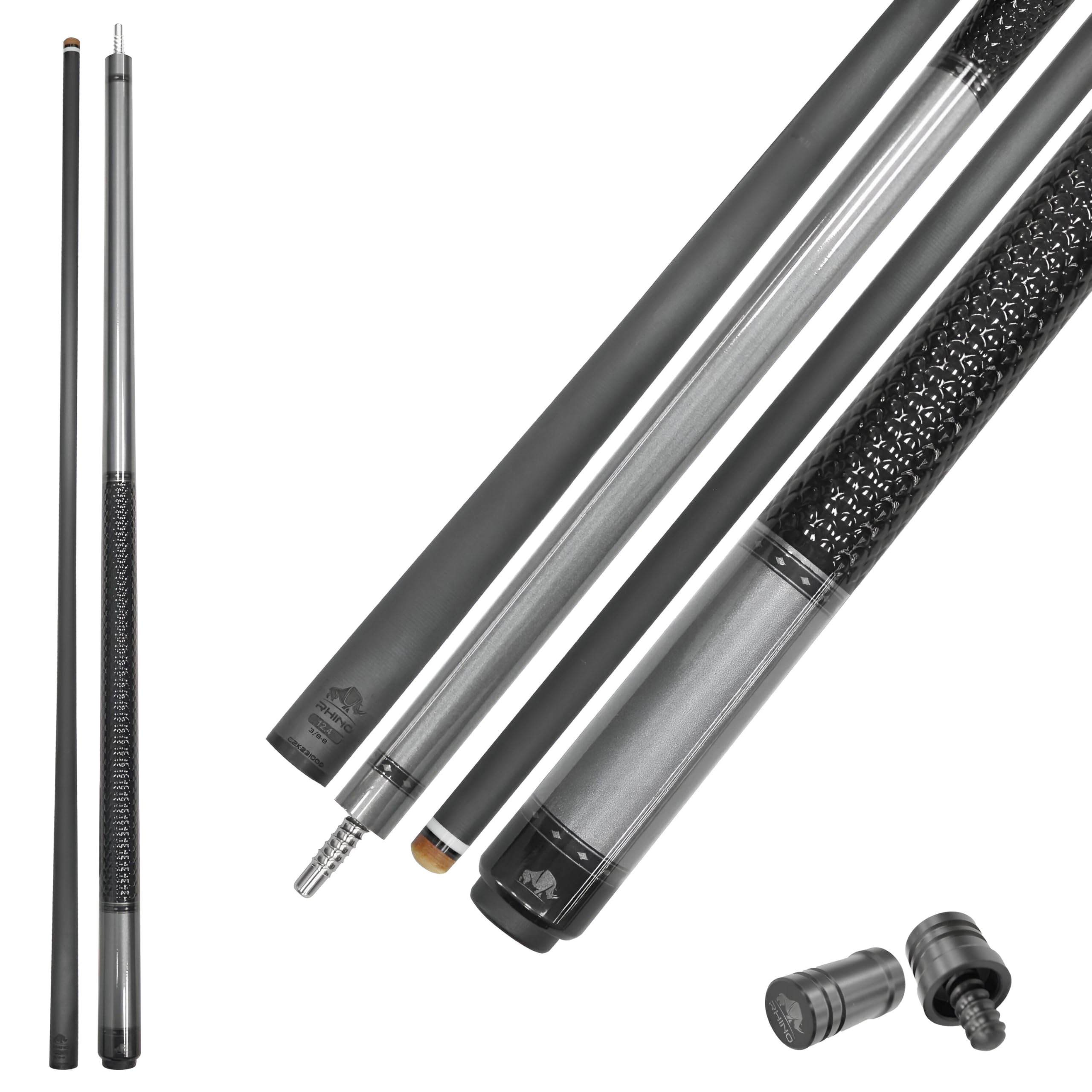Amazon.co.jp: RHINO Nebula Pool Cue - ライトグレー (3/8-8
