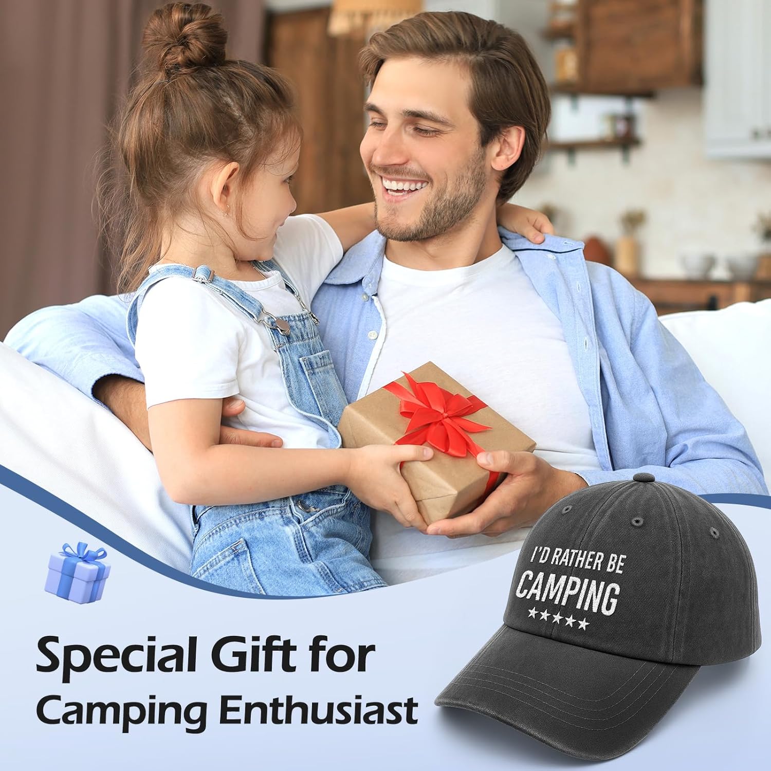 Birthday Gifts for Man Baseball Cap Dad Husband Son Uncle Brothers Grandpa Boss Teacher Fishing Camping Game Funny Hat - Image 3