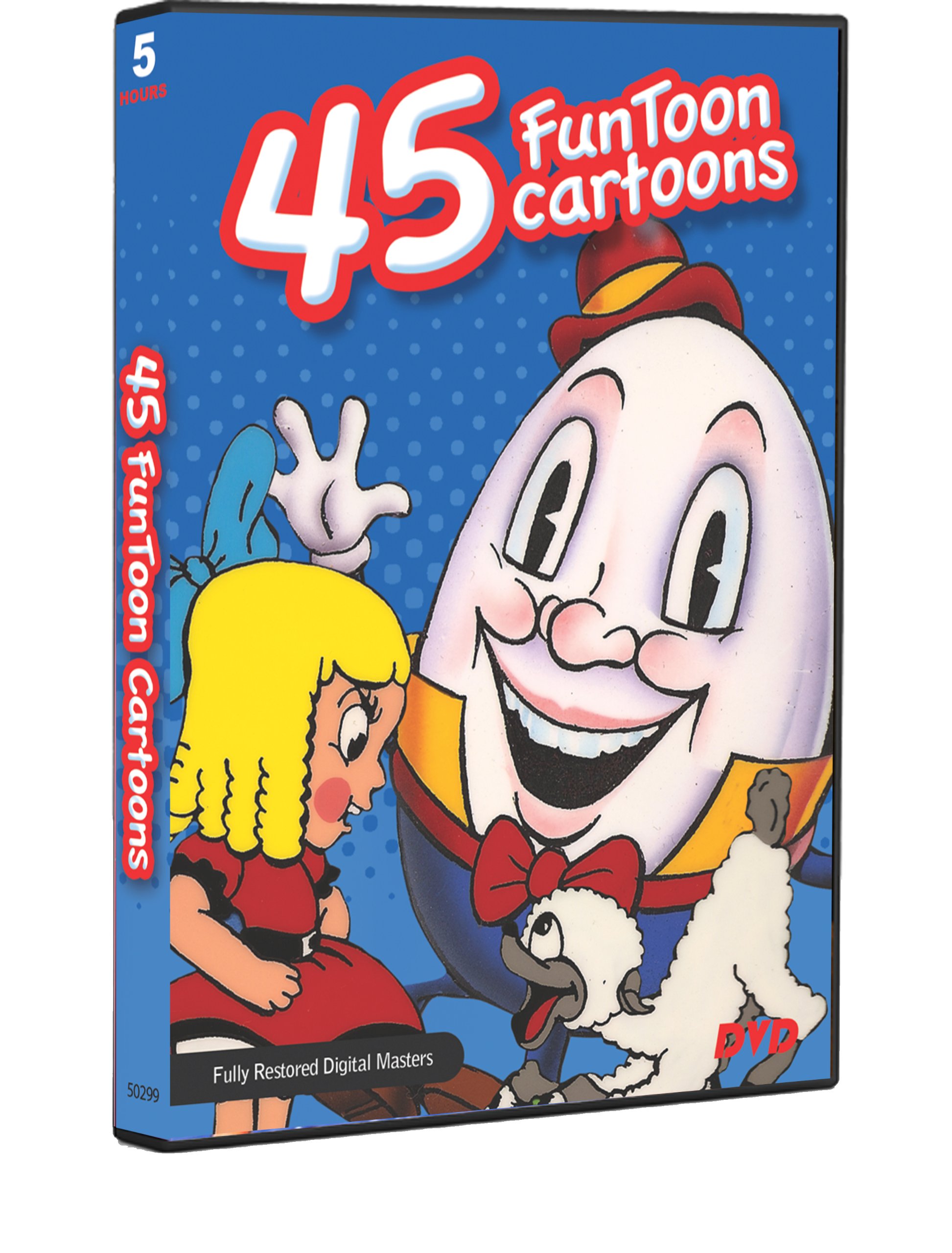 45 Fun Toon Cartoons DVD importado del Reino Unido para entretenimiento infantil