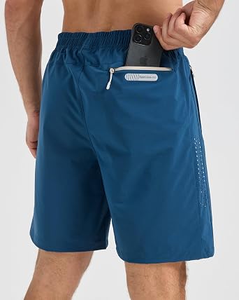 Men's Athletic Shorts Quick Dry Workout Shorts 7/ 5/ 9 Lightweight Hiking Linerless