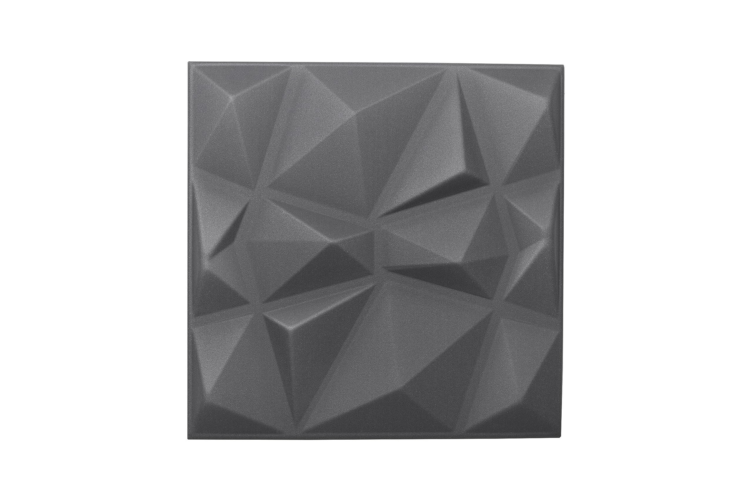 Pannelli da parete in polistirolo 3D (48, Grigio Scuro)