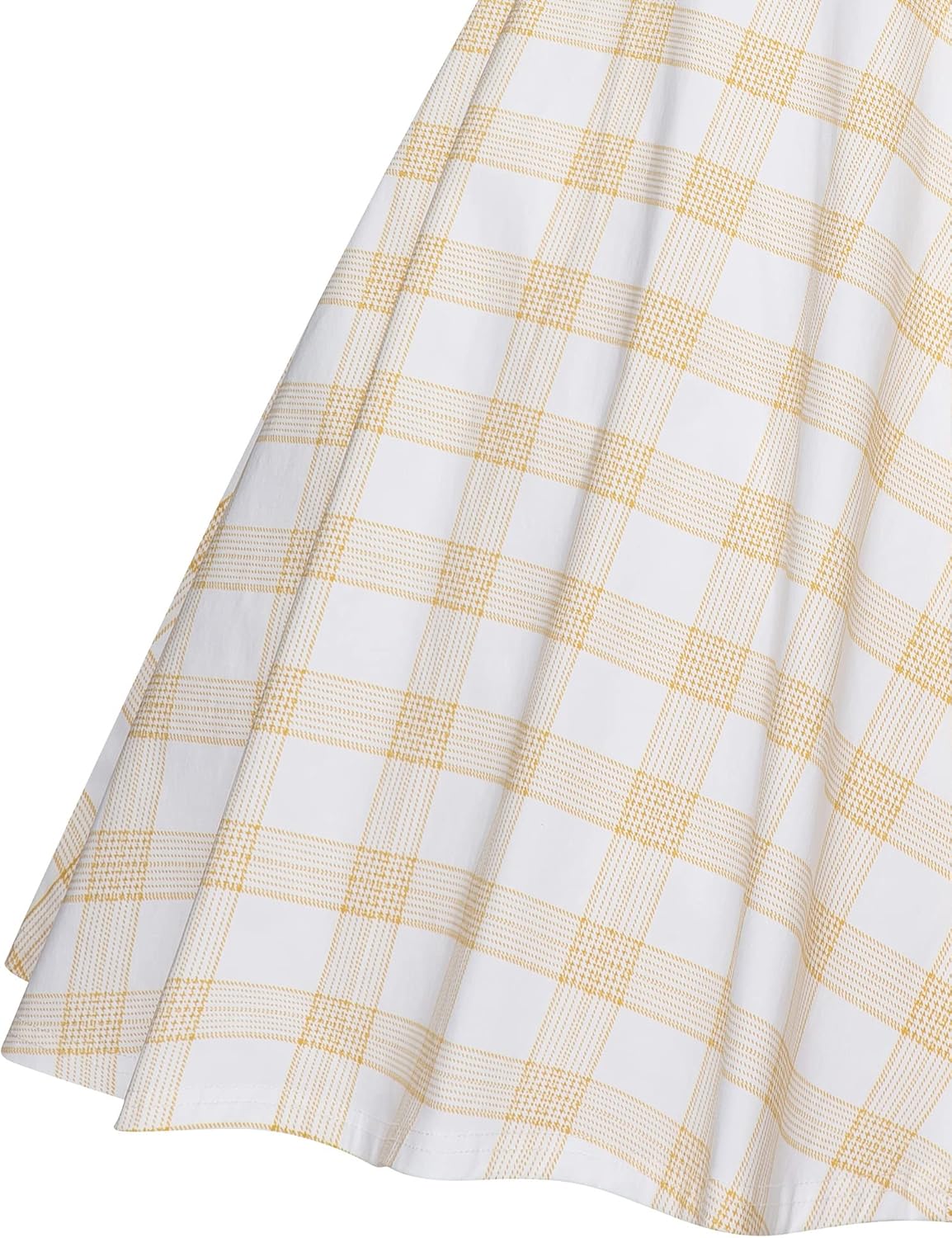 GownTown Women's Retro Style Bowknot Casual Party Swing Dress with Pocket