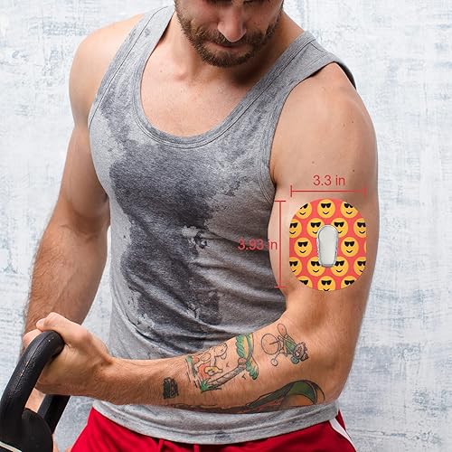 Miniatura 2 de Parches de sensor CGM para sensor Dexcom G6, cubierta de sensor impermeable y resistente al sudor para Dexcom G6G5G4, cinta adhesiva precortada,