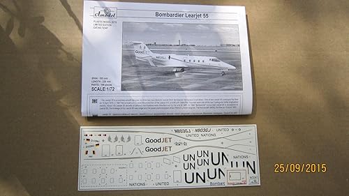 Miniatura 4 de Modelo de plástico Bombardier Learjet 55 172 Amodel 72347