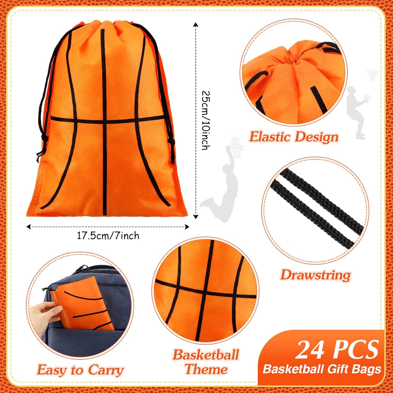 Aoriher 194 Pcs Basketball Party Favors Set Sport Silicone Bracelet Sport Car Keychain Whistle for Girls Boys Birthday Gifts Sport Themed Party Supplies - Image 2