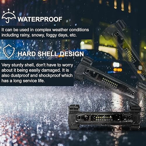 Miniatura 4 de LUISTTIS Luz Interior UTV, 12V Universal Luz de Cúpula UTV Montaje en Barra Antivuelco Luz LED Jaula de Seguridad Utilitaria para Polaris RZR Can Am