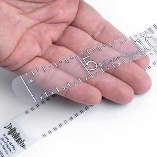 Metric Measuring Sticker Ruler - 100cm Tape Decal - Transparent Self Adhesive - Waterproof Clear Design Perfect for Kayak, Boat, Net, Spearfishing (100 Centimeters)