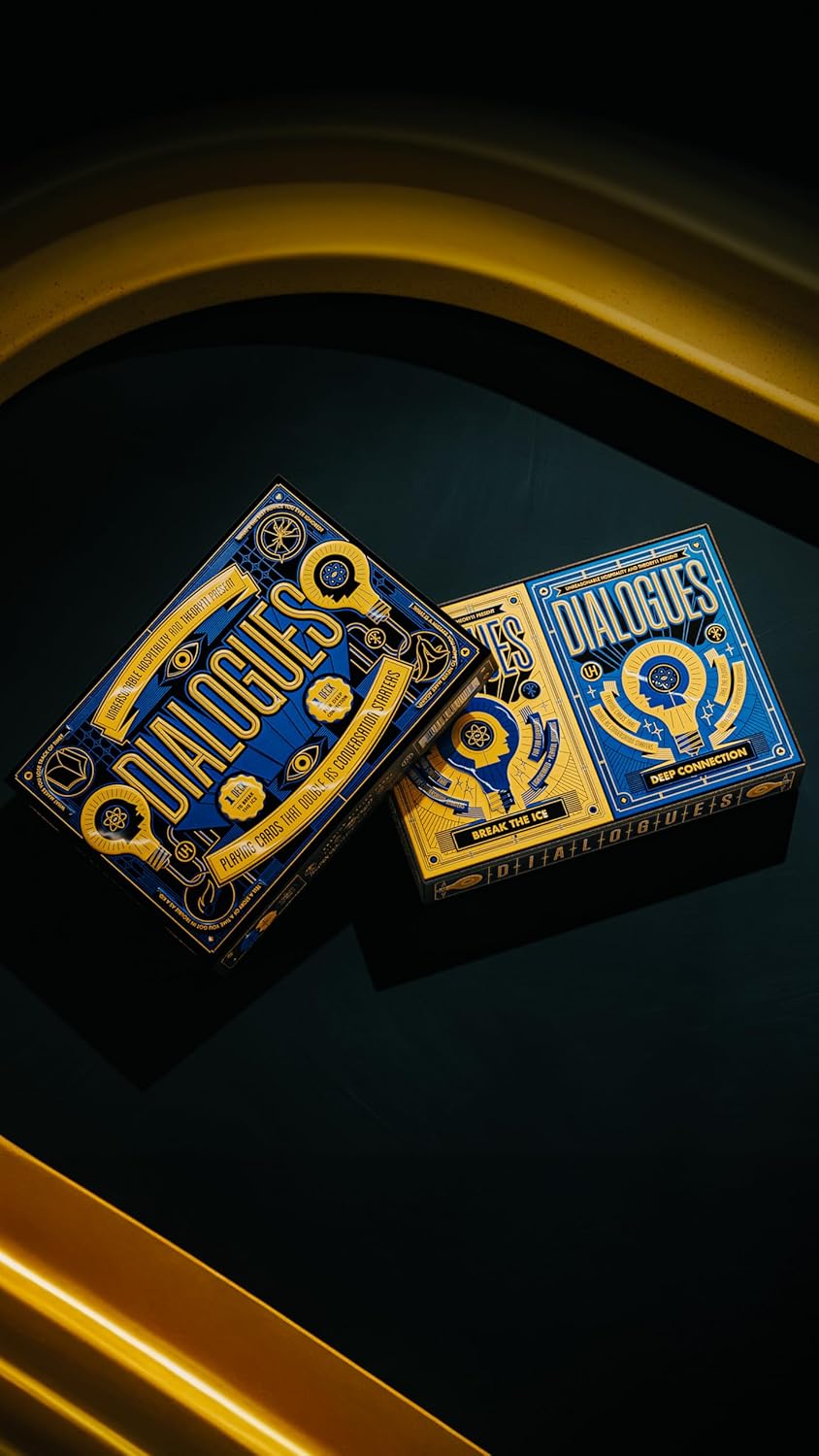 theory11 Dialogues Playing Cards - Premium Decks for Meaningful Conversations | Ice-Breakers & Deep Connection Prompts | Developed by Will Guidara (Author of Unreasonable Hospitality)