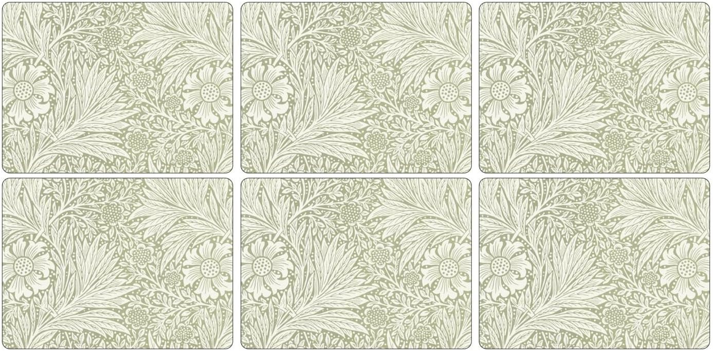 Pimpernel Marigold Green Placemats Set Of 6 Home & Kitchen