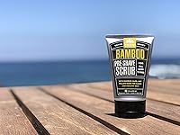 Vista 8 de Pacific Shaving Company Exfoliante preafeitado de bambú con aloe y corteza de sauce, exfolia, calma e hidrata la piel, ayuda a controlar