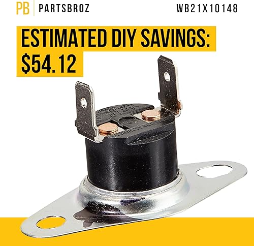 Miniatura 4 de GE WB21X10148 Termostato AP4344046 WB20X10020 WB27X10788 Durable PVM9179SF2SS JNM3151RF1SS JNM1541DM1CC PVM1790DR1WW JVM1790BK0BK0 1 JVM 1540SM2SS