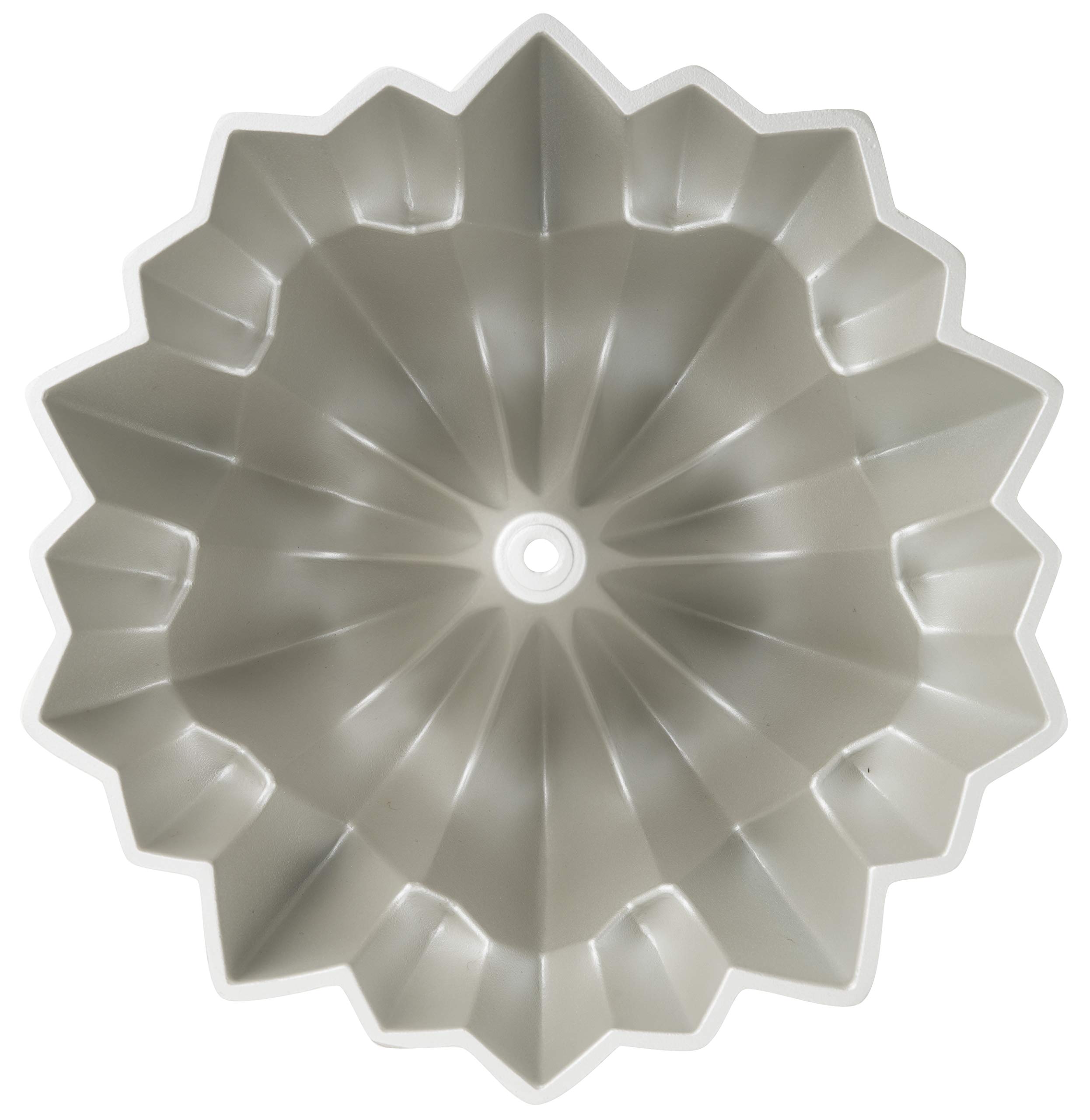 Dr. Oetker Moule à Gâteau Rond Créatif Diamètre 24 cm Moule à Gâteau Cannelé Antiadhésif Design Festif Pâtisserie Art pour Créations Impressionnantes Couleur Crème/Métallique