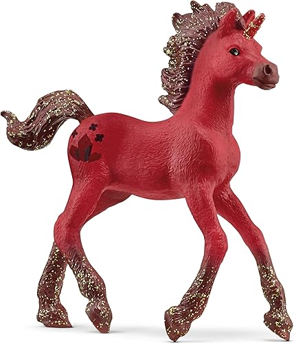 Miniatura 2 de Schleich bayala, Juguetes de unicornio para niñas y niños, colección de piedras preciosas de unicornio serie 2023, granate