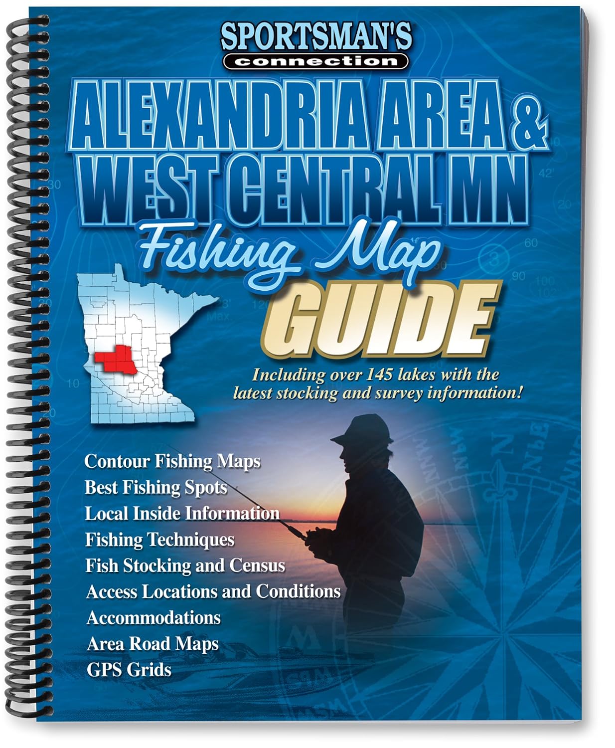 Alexandria Area & West Central Minnesota Fishing Map Guide