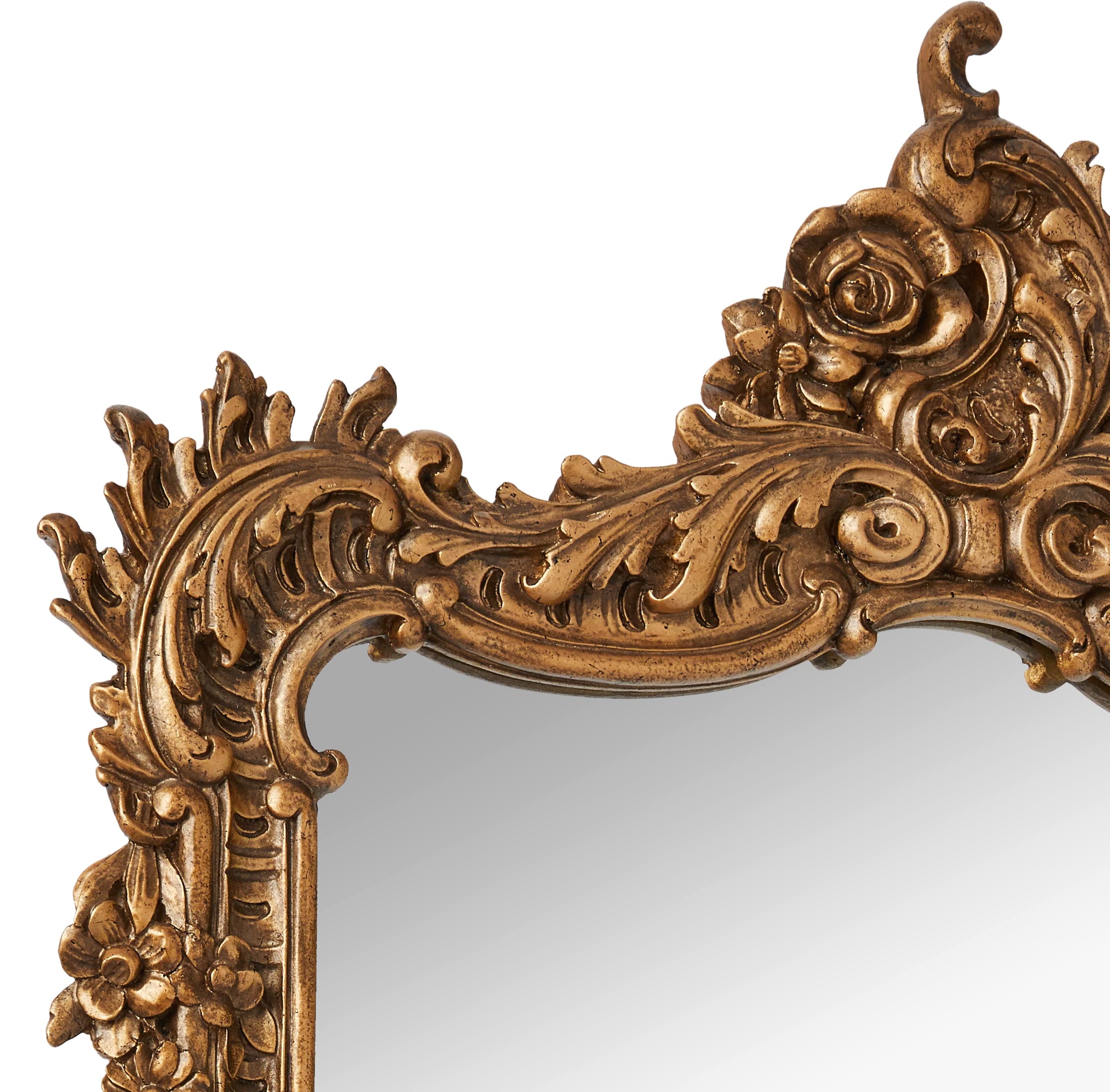 Amazon.com: Hickory Manor House 7138AG Espejo inglés adornado/oro