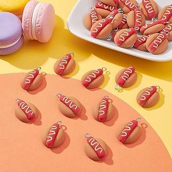 新品　未開封　ホットドッグ　スーペリア 絵文字　等　トランプ 22個セット Amazon.co.jp: KitBeads 樹脂ホットドッグチャーム 50個