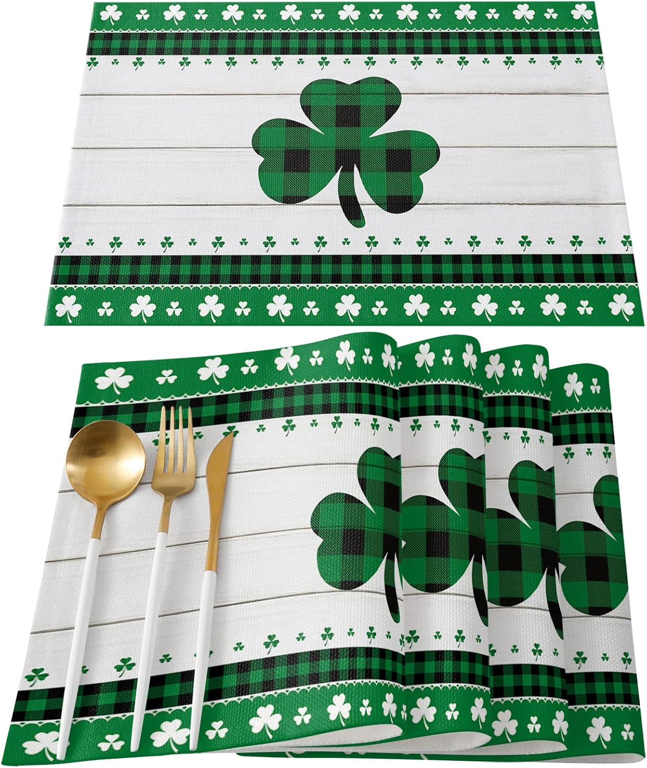 T&H XHome Non-Slip Placemats for Dining Table,Independence Day Patriot American Flag Pentagram Freedom Country Washable Table Mats Heat Resistant Stain Resistant Kitchen Table Placemat Set of 4