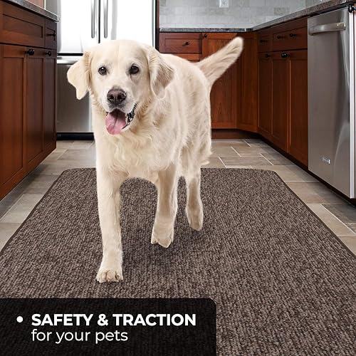 Miniatura 6 de House, Home and More Alfombra antideslizante - Gris guijarro - 6 pies x 27 pulgadas