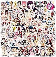 Vista 1 de 100 calcomanías de chicas sexys de anime para adultos, calcomanías impermeables de chicas sexys para laptop, botella de agua, computadora