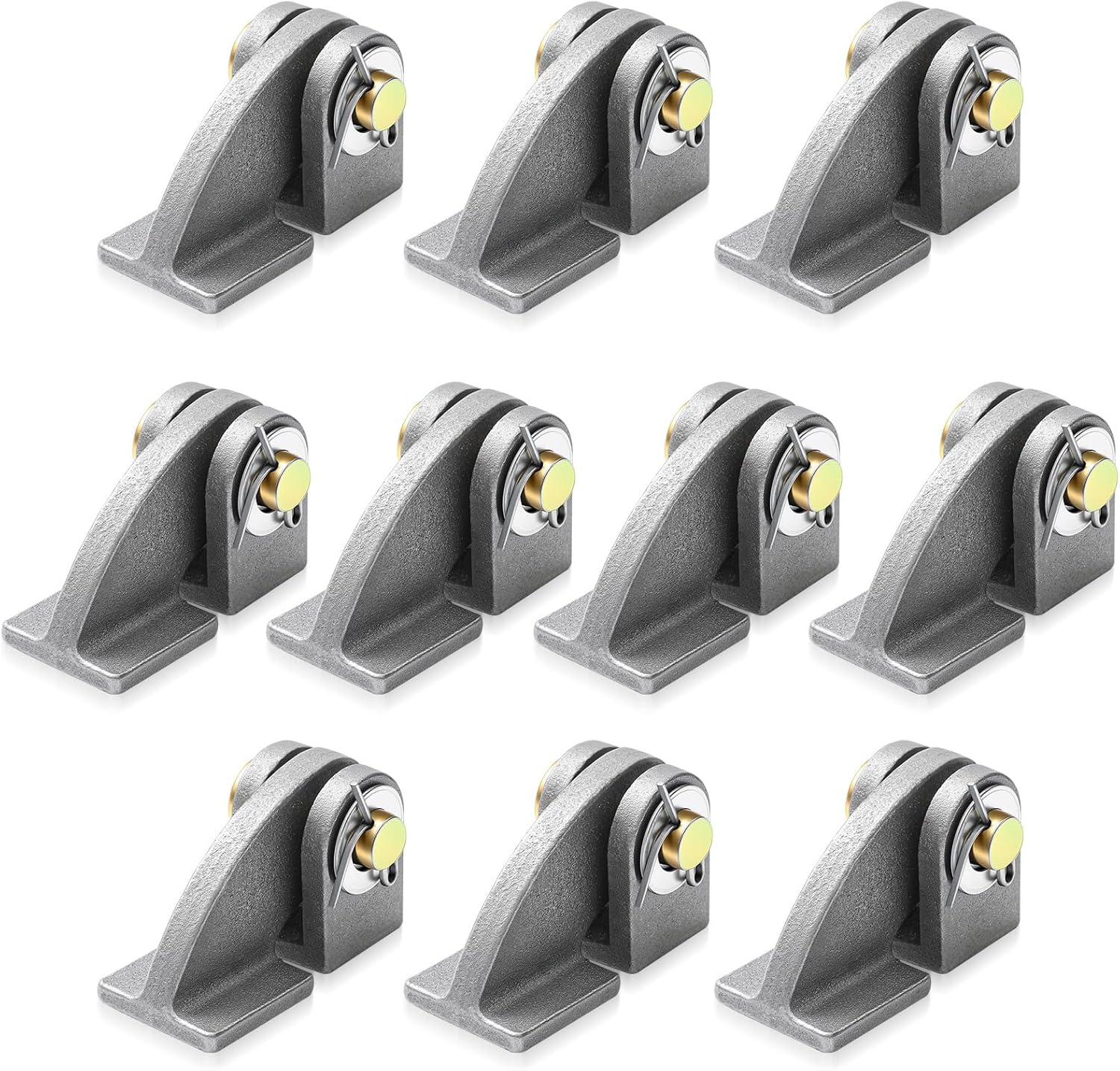 Hicarer 10 Pack Steel Weld on Trailer Hinges Heavy Duty Metal Dump Trailer Trucks Gate Door Hinges Suitable for Tractor Tailgates