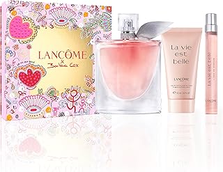 Lancôme Mother's Day 3-Piece Fragrance Gift Set, $214 Value, With Full-Size and Travel-Size La Vie Est Belle Eau de Parfum Perfume and Scented Body Lotion, Long Lasting, Hydrates and Softens Skin