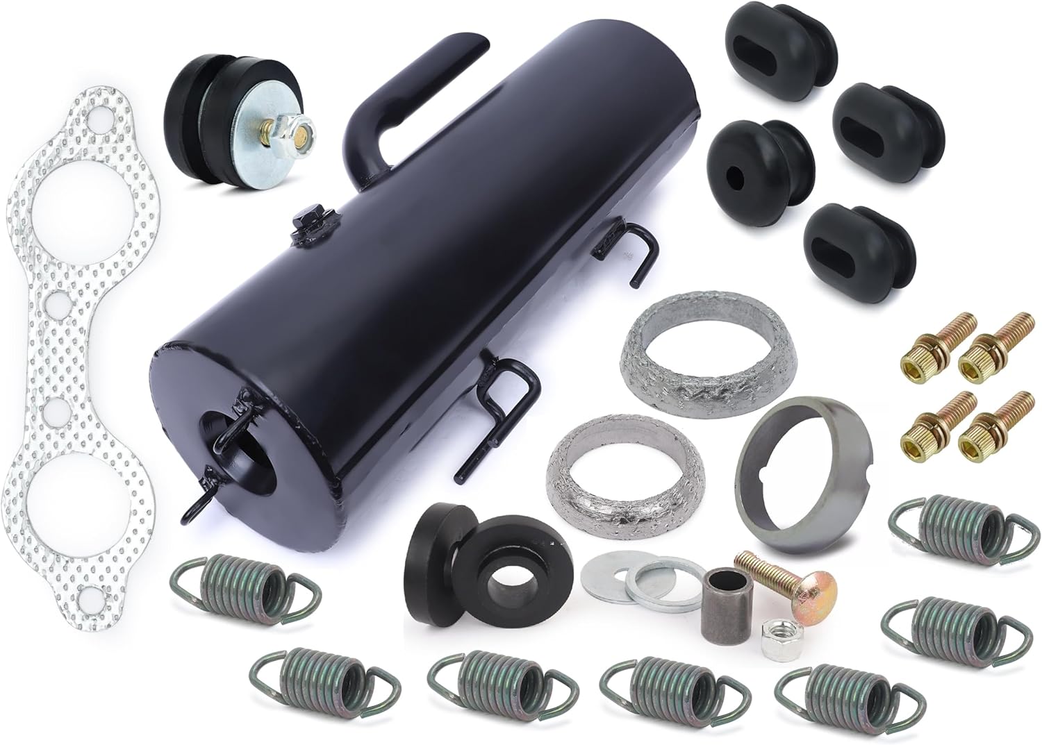 Muffler Silencer KIT W SEALS/SPRINGS FITS POLARIS RANGER 800 CREW 2013